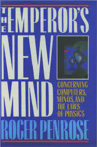 The Emperor's new mind, de Roger Penrose, un libro muy recomendable
