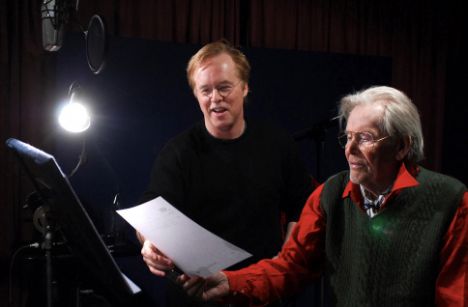 Brad Bird with Peter O&rsquo;Toole