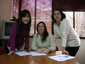 Marcela Cárdenas, Paulina López and Marcela Larenas