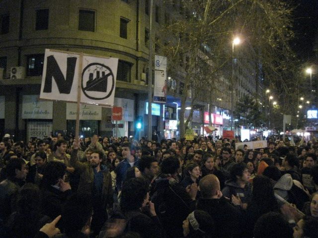 protests against thermoelectric power plants