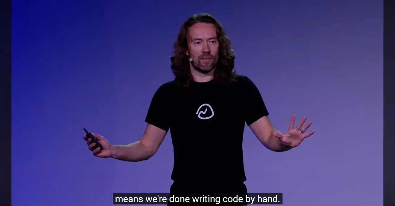 DHH in the Rails World 2026 keynote: &ldquo;We&rsquo;re done writing code by hand&rdquo;.
